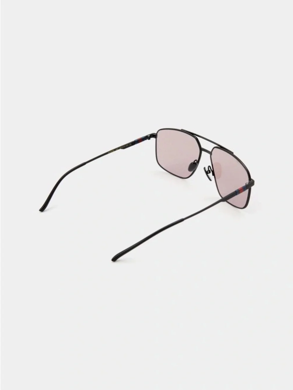 New Gucci GG1676S 005 Sunglasses Black Violet GG Monogram Mirror Authentic